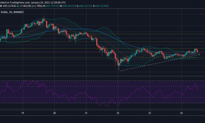 Análisis de precios de Bitcoin Cash, Cosmos, Enjin Coin: 24 de enero