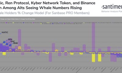 ¿En qué se están enfocando los comerciantes para otros como Binance Coin, REN y Matic?