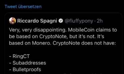 Los miembros de la comunidad de Monero (XMR) denuncian el proyecto MobileCoin