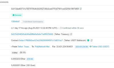 Tether libera fondos recién descongelados asociados con Poly Network, hacks de Yearn DAI