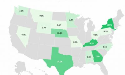 Los estados de EE. UU. Texas, Kentucky, Georgia y Nueva York atraen al máximo de mineros de Bitcoin