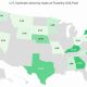 Los estados de EE. UU. Texas, Kentucky, Georgia y Nueva York atraen al máximo de mineros de Bitcoin