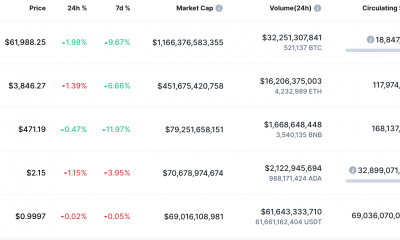 Binance Smart Chain alcanza los 100 millones de direcciones únicas, supera a Cardano en capitalización de mercado