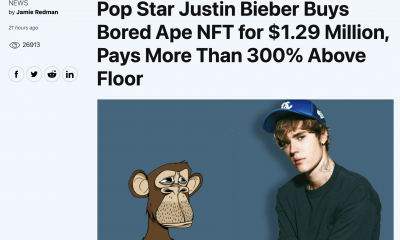 Justin Bieber informó haber comprado un NFT de Bored Ape, pero ¿es esto cierto?