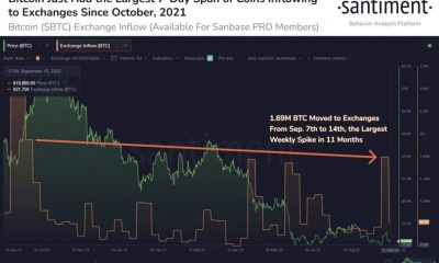 Bitcoin [BTC]: La fuerte entrada de monedas en los intercambios sugiere un repunte en la presión de venta