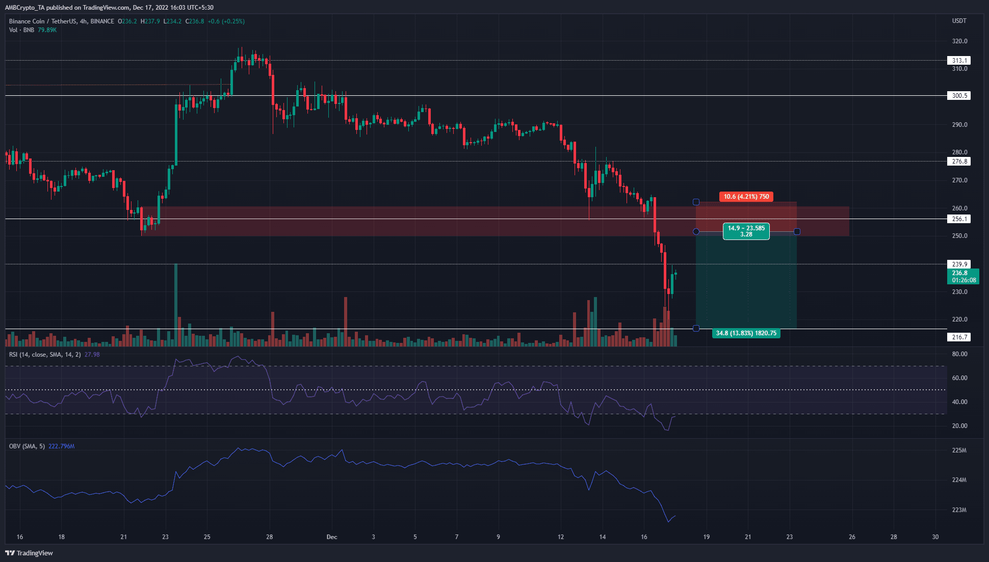 Binance Coin sufre debido a FUD y podrían seguir más pérdidas