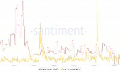 Crecimiento de la red de polígonos y dominio social