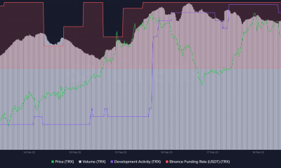 TRON supera a Ethereum [ETH] y Bitcoin [BTC] a este respecto