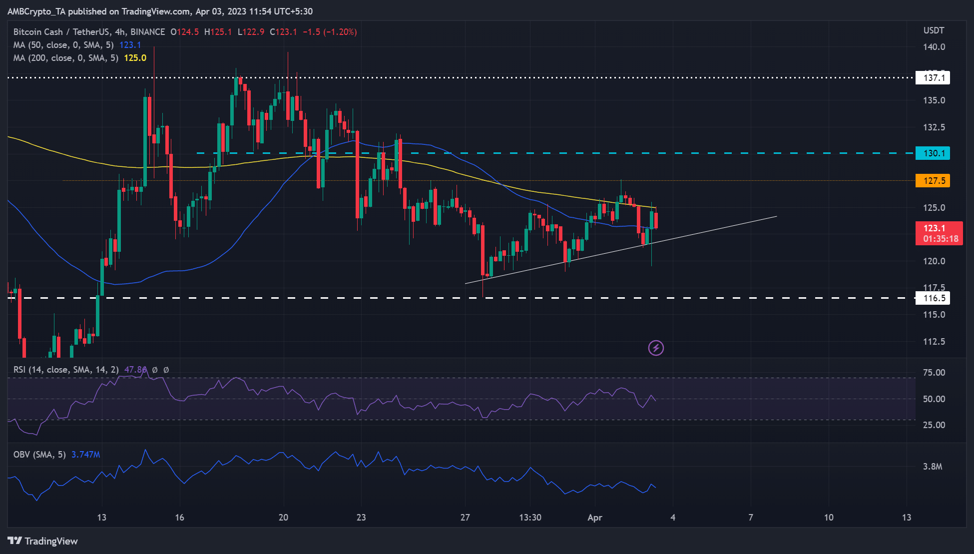 Bitcoin en efectivo [BCH] recuperación en curso, estos son los niveles clave para rastrear