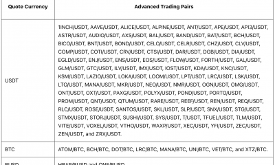 Binance.US para eliminar estos pares comerciales;  detiene el portal de comercio OTC