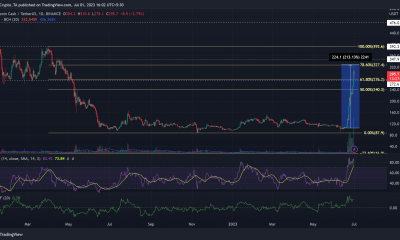 Bitcoin Cash: aumento del 200% en 10 días genera esperanzas de $ 300