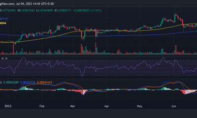 Movimiento del precio del marco de tiempo diario de Tron