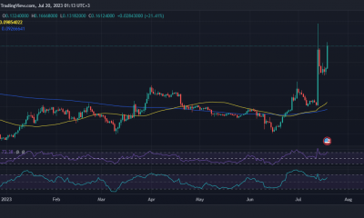 Acción del precio XLM