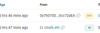 Vitalik Buterin vuelve a transferir ETH a Coinbase: ¿por qué?