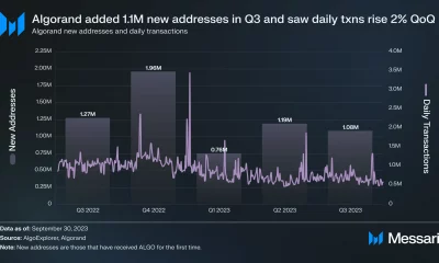 Por qué los ingresos de Algorand se desplomaron en el tercer trimestre