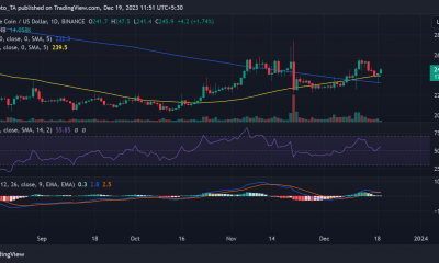 Tendencia diaria del precio de Binance Coin