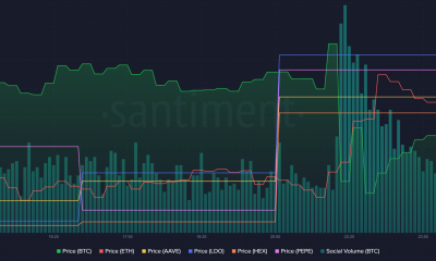 Reacción de PEPE y otras altcoins