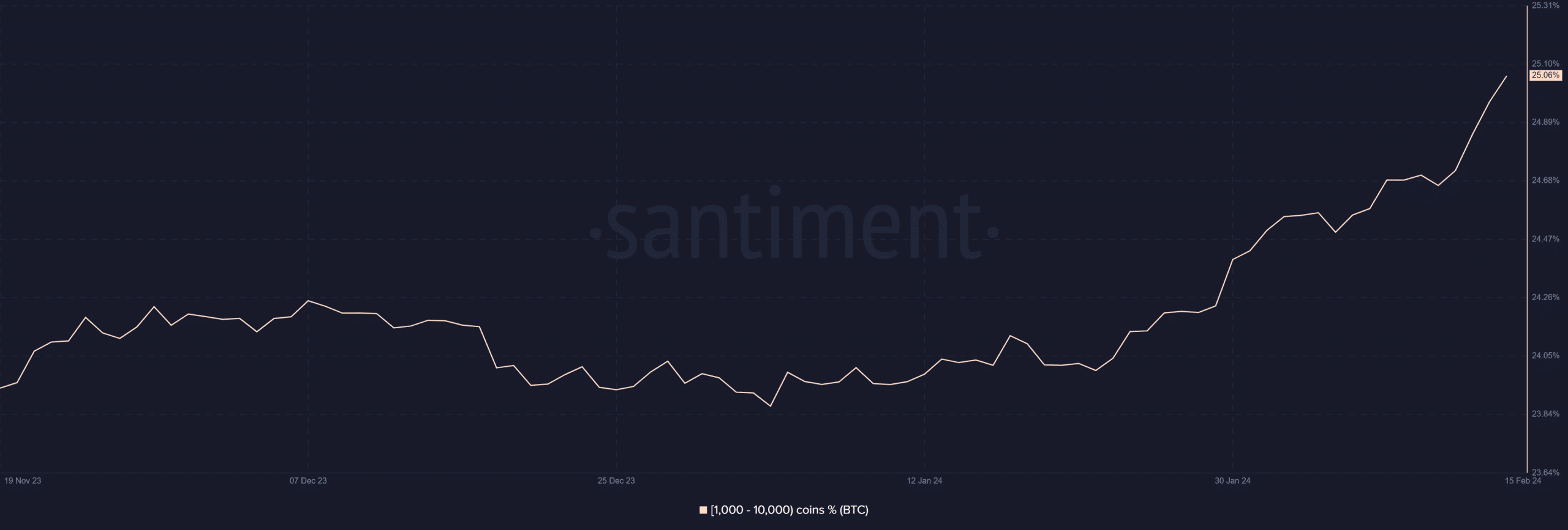 Distribución de suministro de Bitcoin