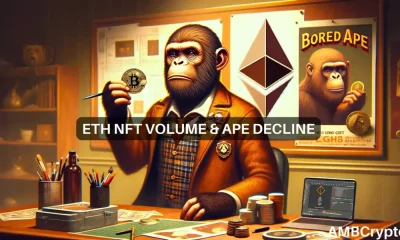 ¿APE a 1 dólar?  A medida que los NFT de Ethereum caen ante Bitcoin, aquí está el impacto