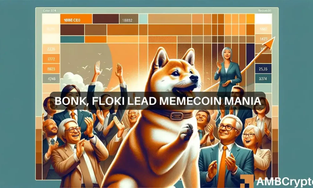 BONK aumenta un 40%, FLOKI sube un 20% – ¿Vuelve la manía de Memecoin?