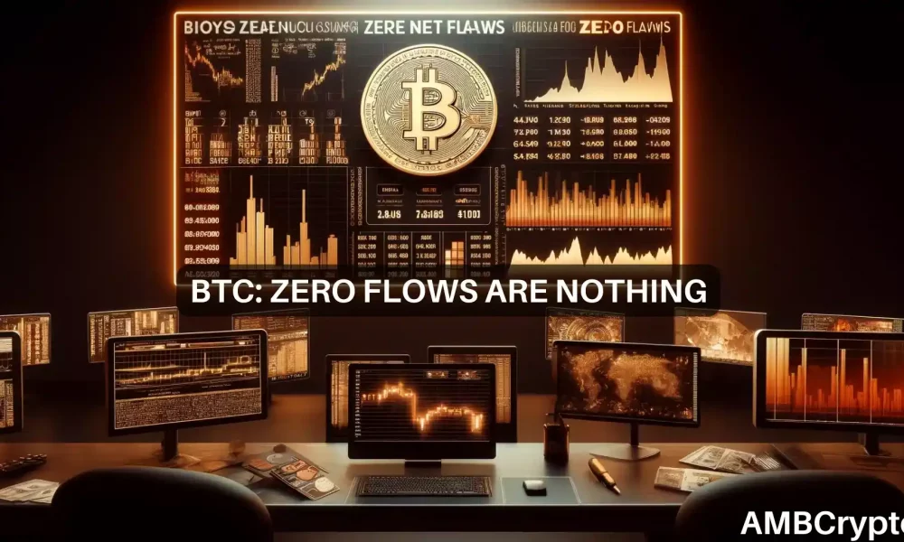 Los días de 'flujo cero' de los ETF al contado de Bitcoin: todo lo que necesita saber