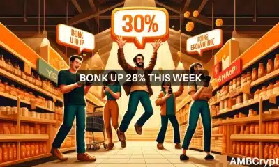 BONK se recupera casi un 30%, pero ¿por qué el memecoin puede volverse bajista pronto?