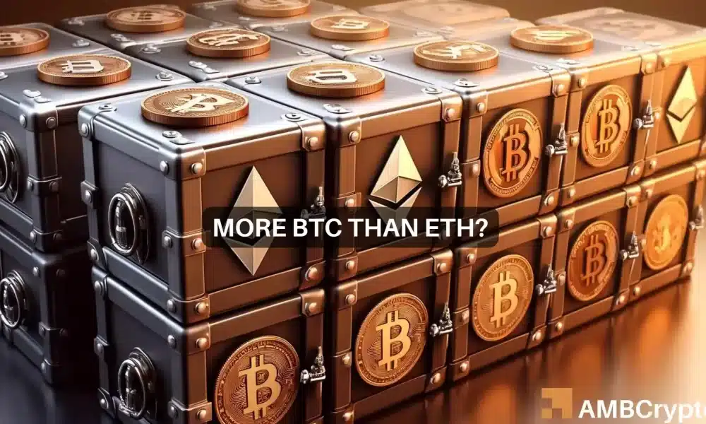 Más Bitcoin y Ethereum abandonan los intercambios: ¿Qué está pasando?