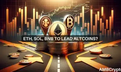 ¿Están Ethereum, BNB y Solana preparados para liderar el próximo repunte de las altcoins?