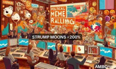 Súper Trump [STRUMP] se recupera +200% a medida que aumentan las memecoins 'PoliFi'