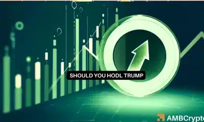 TRUMP memecoin se dispara un 20% mientras Donald Trump adopta públicamente las criptomonedas