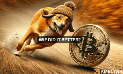 Cómo el precio de WIF superó a Bitcoin en este importante frente