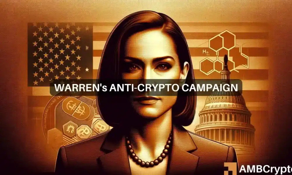 El senador Warren pide acción sobre el papel de Bitcoin en el tráfico de drogas