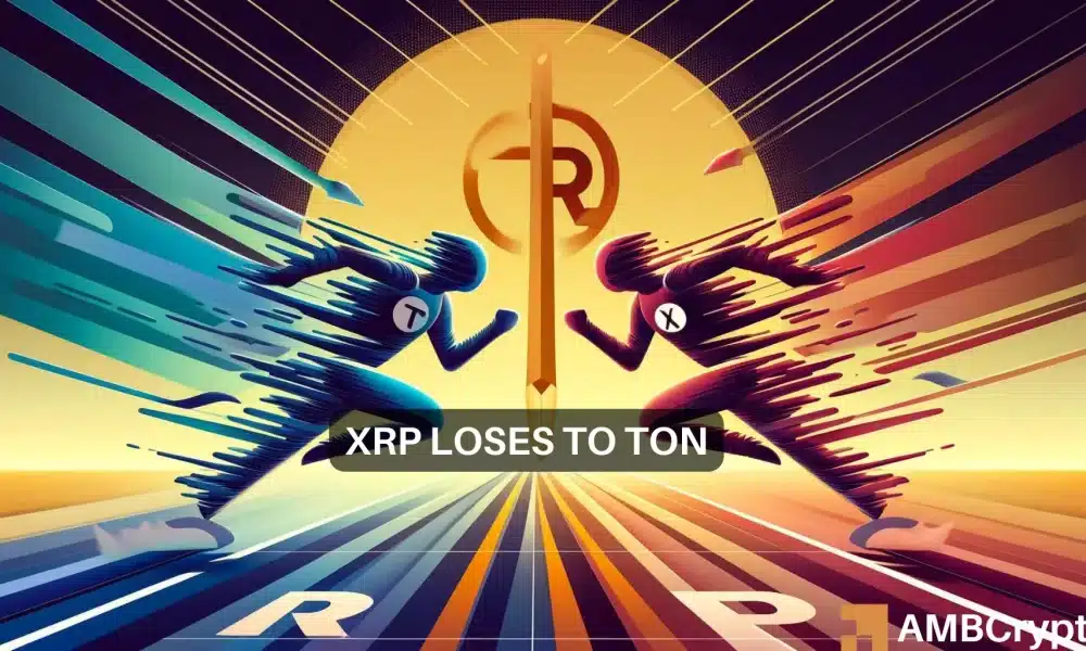 Toncoin vs Ripple: TON przekracza 6 dolarów, więc to zła wiadomość dla XRP