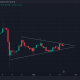 Un patrón de banderín bajista en el gráfico de XRP