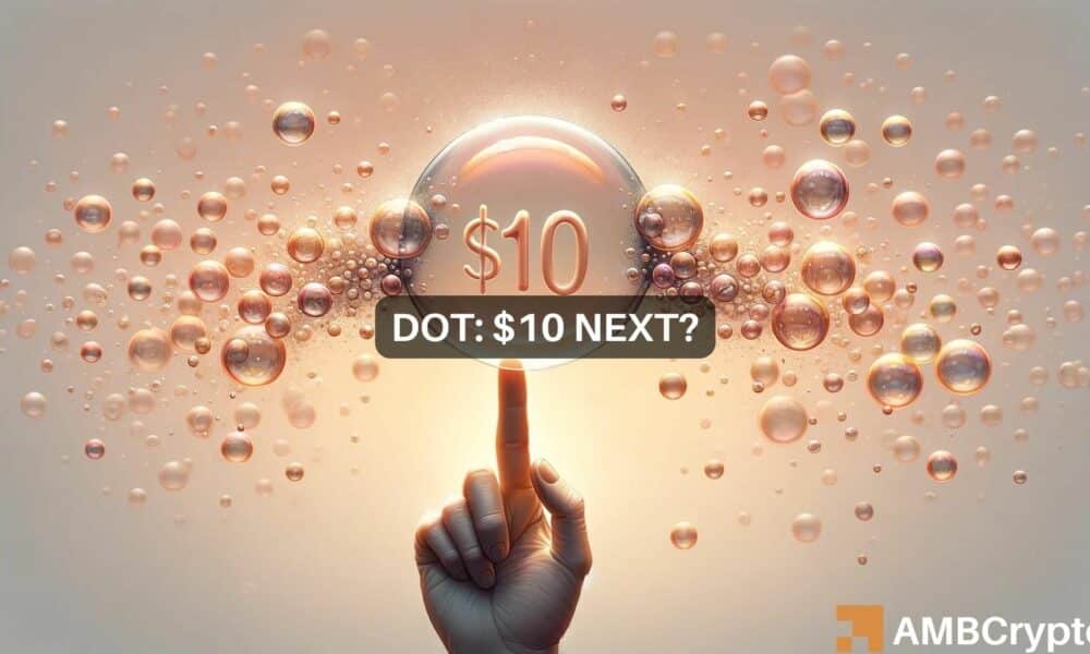 Polkadot: Los comerciantes intentan revivir el DOT: ¿son suficientes 10 dólares?