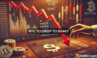 Bitcoin: el analista predice una caída a $ 54,000: ¿es hora de retirar dinero?
