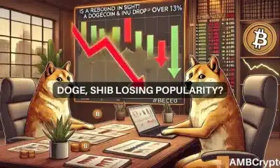 ¿Podrán Dogecoin y Shiba Inu deshacerse pronto de sus caídas de precios de dos dígitos?