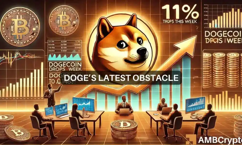 Dogecoin cae un 11% esta semana: ¿Puede DOGE recuperarse a 0,127 dólares o más?