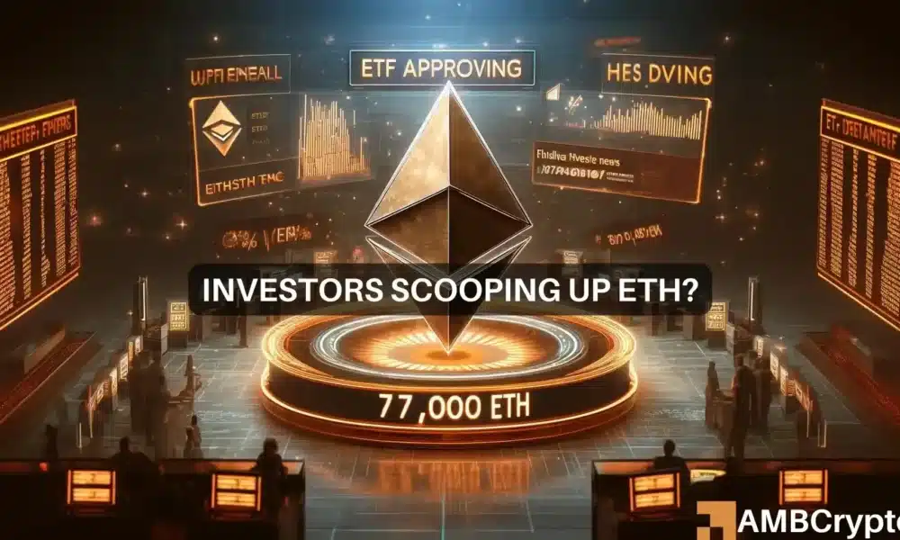 777.000 Ethereum se movieron después de la aprobación del ETF: ¿Impacto en ETH?