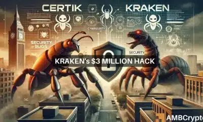 El robo de 3 millones de dólares de Kraken Exchange hace que CertiK se sienta "amenazado" - ¿Por qué?