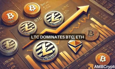 Litecoin supera a Bitcoin y Ethereum en uso, entonces ¿por qué LTC sigue siendo bajista?