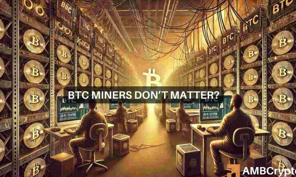 Bitcoin: 'A estos mineros ya no les importa el precio' – Analista