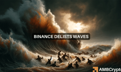 Binance elimina la criptografía WAVES: ¿Caerán los precios por debajo de 1 dólar ahora?