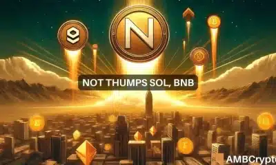 Notcoin supera a Solana y BNB en volumen: ¿NO a 0,1 dólares ahora?