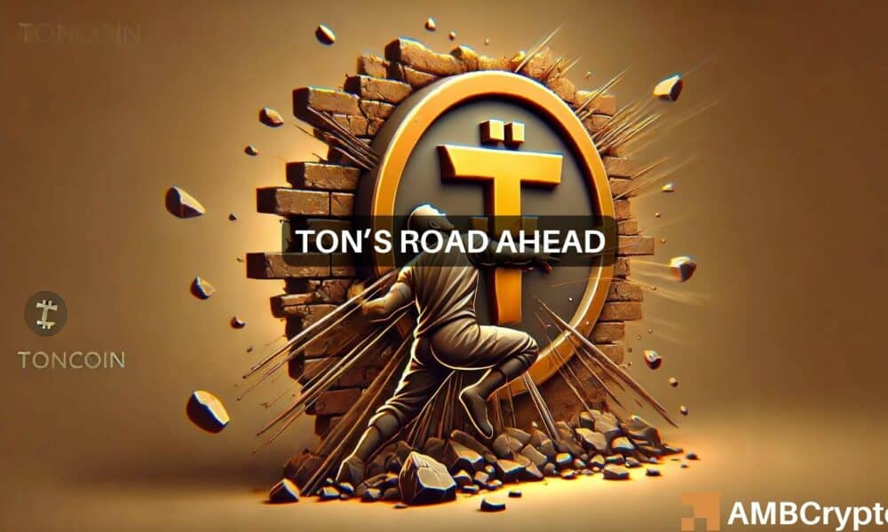 Toncoin cae por debajo de $7: $10 o $5, ¿adónde irá TON ahora?