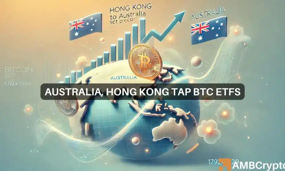 El ETF de Bitcoin crea récords, desde Hong Kong hasta Australia, mientras BTC sube un 4%