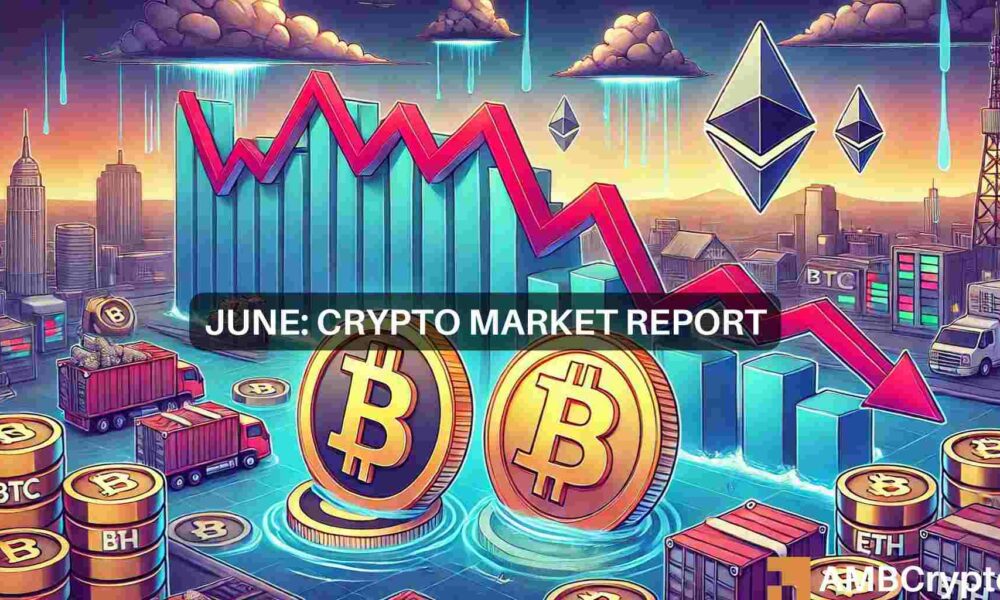 Los exchanges de criptomonedas sufrieron un duro golpe en junio: esto es lo que sucedió