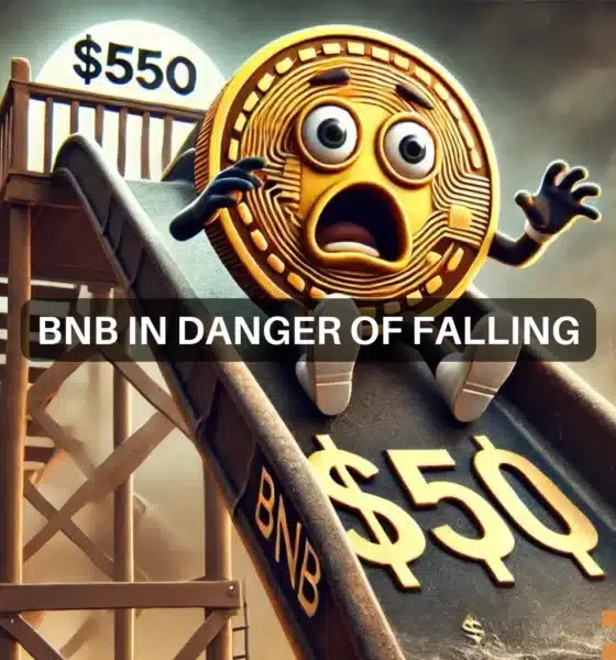 Olvídese de los $600, ¿caerá BNB por debajo de los $550?