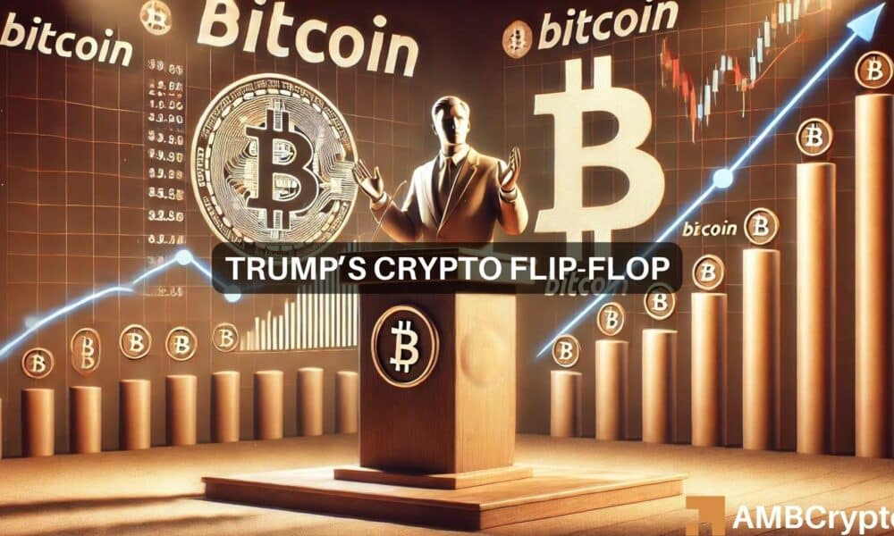 Kryptowalutowy zwrot Trumpa: Bitcoin jako „rezerwa strategiczna” na wybory w 2024 r.?