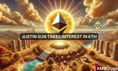 Justin Sun compra Ethereum por valor de $45 millones de Binance: ¿Cuál es su plan?